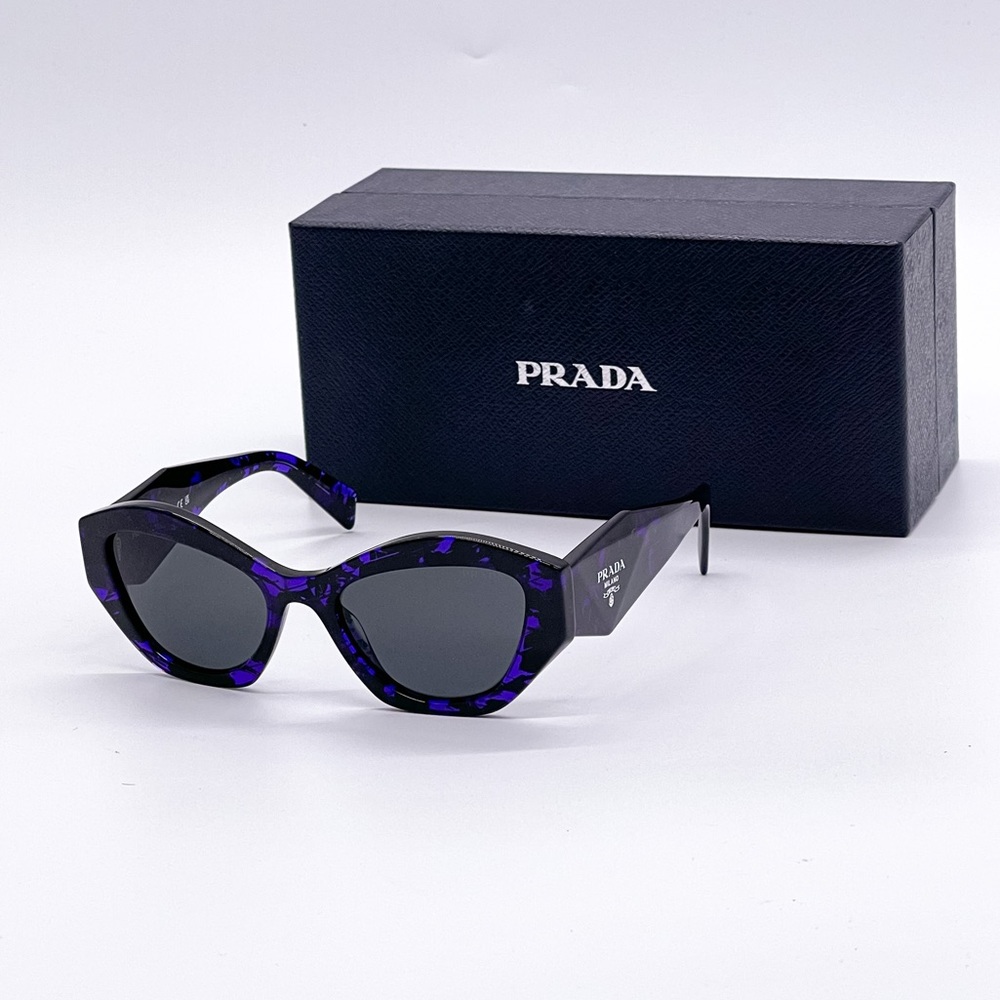 NEW PRADA PR07YS 05V5S0 WOMEN’S SUNGLASSES PRADA SPR07Y BLUE EYEWEAR PR 07YS